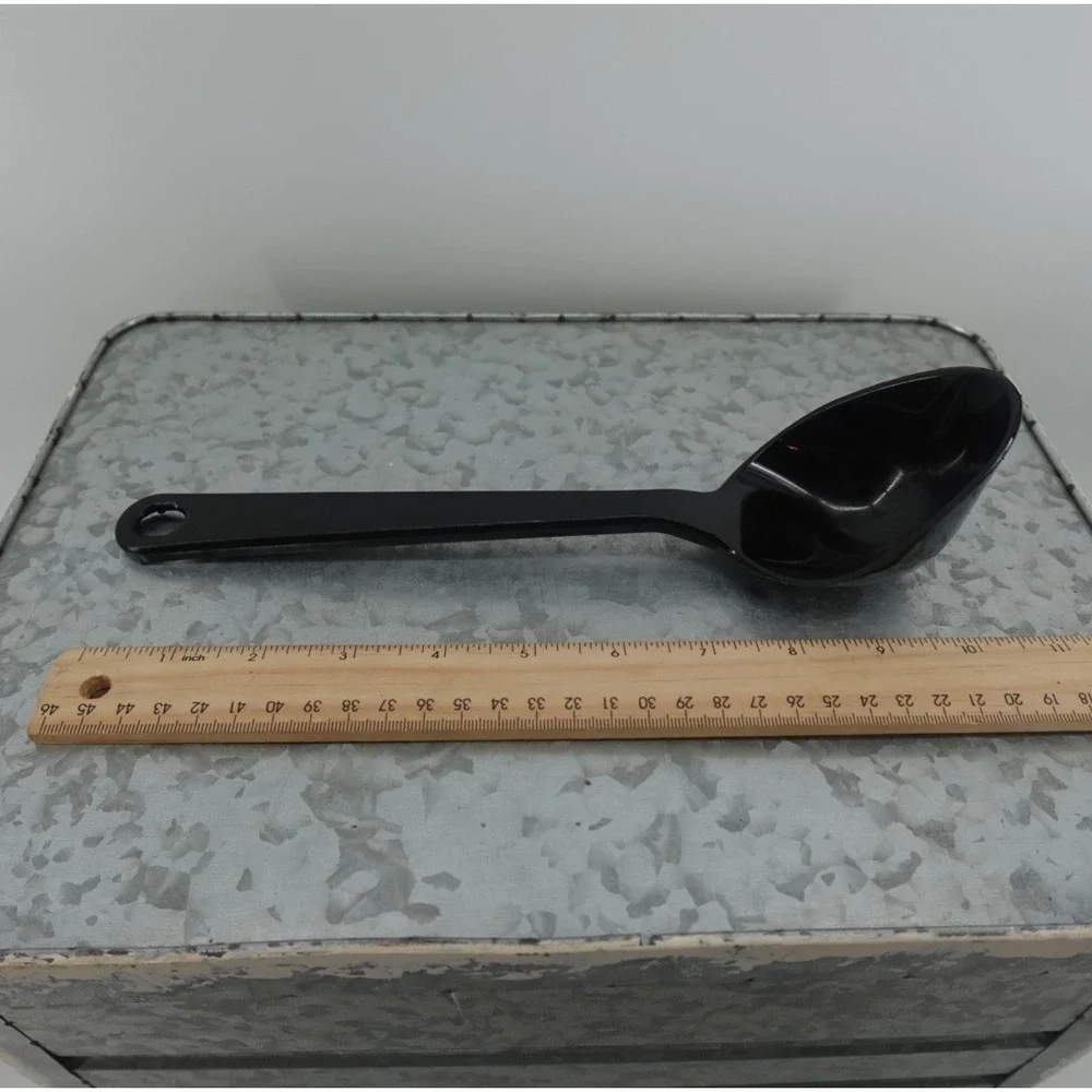 Tailor Made Products Black Plastic Kitchen Ladle Serving Spoon Elroy WI 10.5